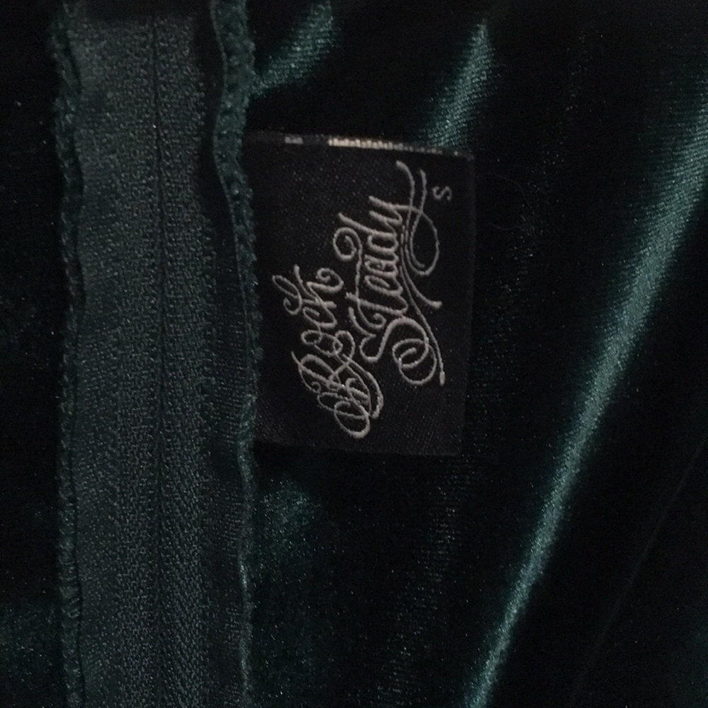 green velvet dress by Rock Steady